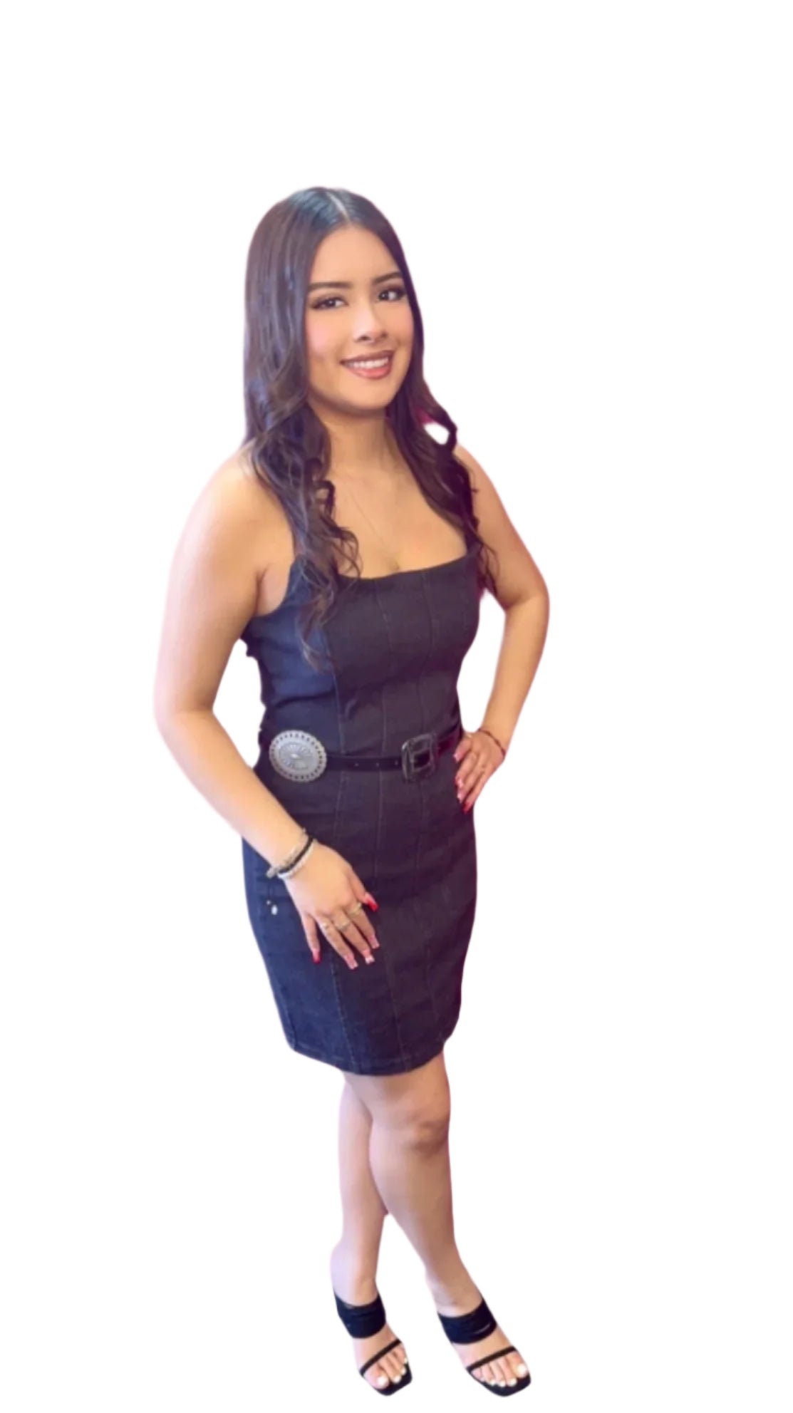 Black Denim Dress