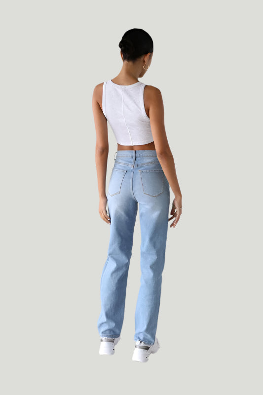 CECY Straight Denim Jeans